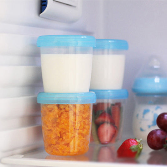 Pahar de Depozitare pentru Lapte Matern și Gustări - Recipient Sigur și Fără BPA pentru Bebeluși
